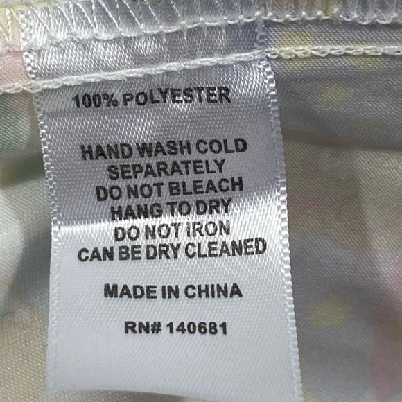 UNIQUE VINTAGE x Care Bears Rainbow Print Mini Skirt Heart Pockets White XS - Picture 11 of 14